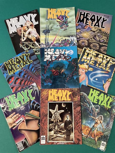 Heavy Metal Set 1 9 Comics Various Illustrated By Moebius Barnebys