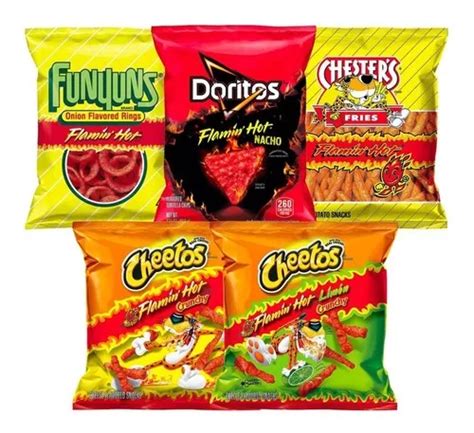 Frito Lay Flamin Hot Americanos Mix 30 Pzs MercadoLibre