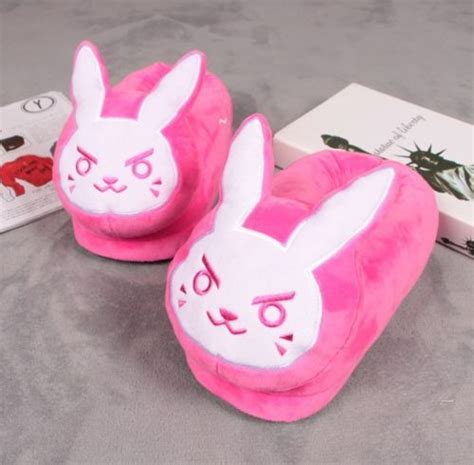 Ow Overwatch Slippers Dva Reaper Hanzo Genji Soldier Plush Shoes Warm