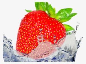 Fruit Water Splash Png Transparent Images Strawberry In Water Png Png