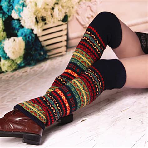 Buy Women Winter Leg Warmers Elegant Over Knee Long