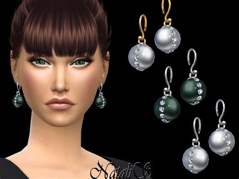 Natalis Crystal Accent Pearl Drop Earrings Drop Earrings Star