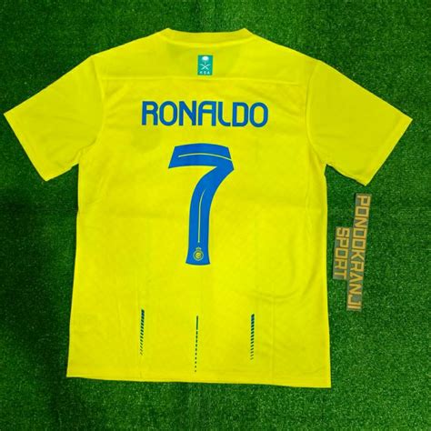 Jual JERSEY BOLA AL NASSR HOME NEW 2023 2024 GRADE ORI IMPORT Shopee