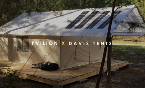 Davis Tent and Awnings: Escape and go off grid - pvilion