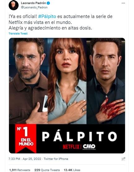 Confirman Segunda Temporada De ‘pálpito En Netflix Infobae