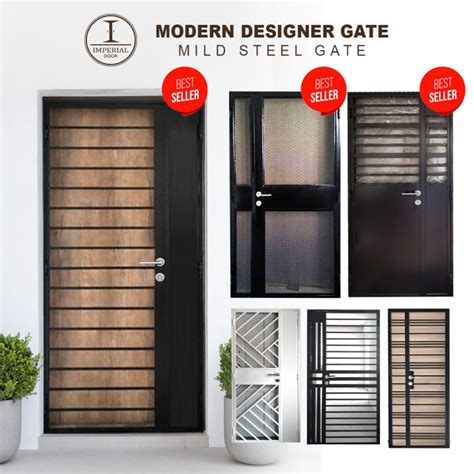 Mild Steel Gate For HDB Gate BTO Gate Condo And Resale Flats Imperial