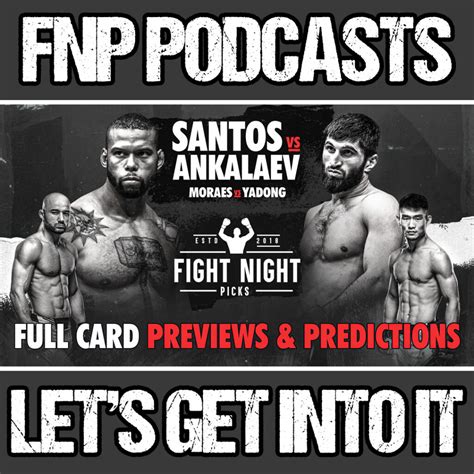 Ufc Fight Night Santos Vs Ankalaev Full Card Betting Guide