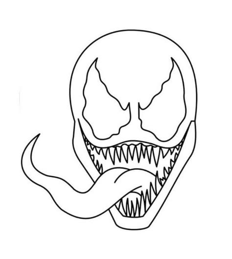 Desenhos De Venom Para Imprimir E Colorir Pintar