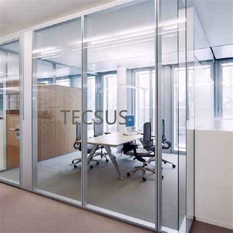 Low Cost Aluminum Frame Glass Partition Walls System For Commercial Office Building China Room