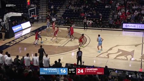 The Citadel Basketball on Twitter: "Austin with the triple from the top of the key! # ...