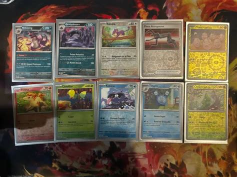 LOT DE 10 Cartes Pokemon Reverse EV3 5 Ecarlate Et Violet 151 NEUF FR