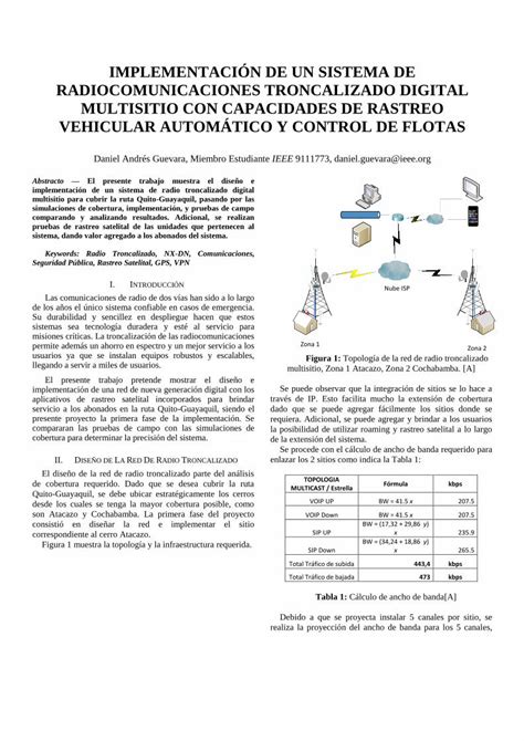 PDF IMPLEMENTACIÓN DE UN SISTEMA DE RADIOCOMUNICACIONES