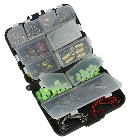 Set 172 Accesorii Fishingbox Pescuit La Spinning Crap Carlige Si