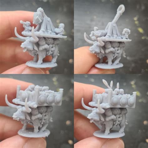 3d Printable 10mm Halfling Army Starter Set By Warp Miniatures