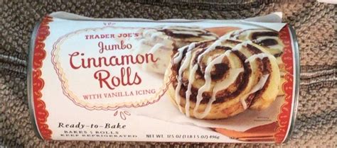 Jumbo Cinnamon Rolls With Vanilla Icing Trader Joe S