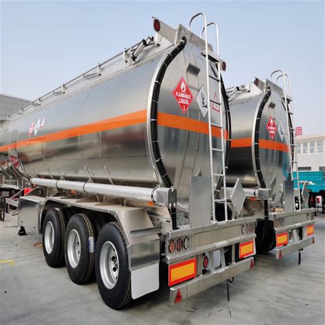 Aluminium Liters Tankers Fuel Oil Tank Trailer China Aluminium