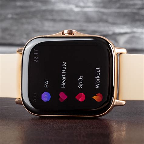 ساعت هوشمند امیزفیت مدل GTS Gold | اچ پی کالا