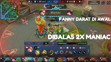 Fanny Darat Di Awal Double Maniac Di Akhir Gameplay Fanny Mobile