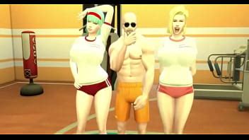 Dragon Ball Porn Epi 28 Maestro Roshi Pervertido Se Entrena A Bulma Y A Numero 18 Hermosas