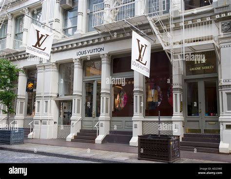 Louis Vuitton Store Greene Street Soho New York City Stock Photo Alamy