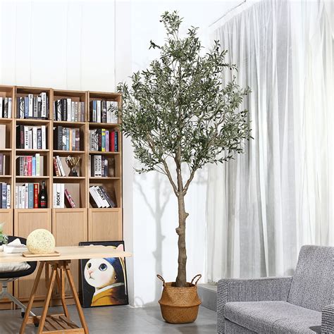 DR.Planzen 10FT Tall Indoor/Outdoor Large Artificial Olive Tree with ...