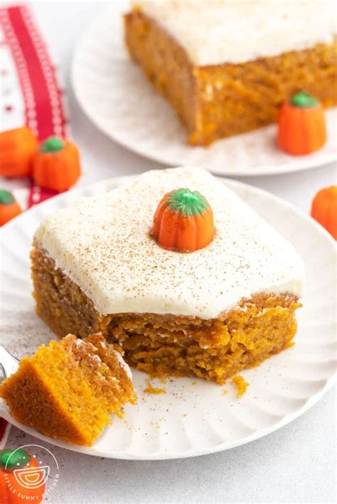 Easy Pumpkin Cake Recipe - Little Sunny Kitchen