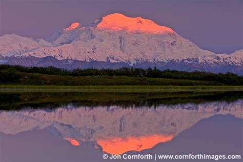 Denali Reflection Pond Sunset 2 Photo, Picture, Print | Cornforth Images