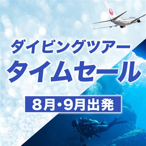 8・9月出発ダイビングツアー Jalタイムセール 東京発｜沖縄ダイビングツアー予約サイト【j Dive】