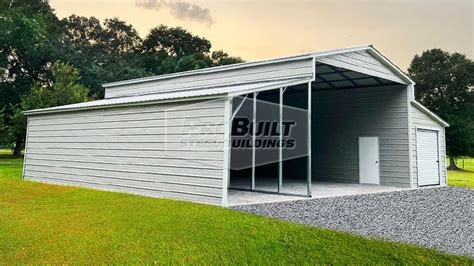 Vertical Roof Barns Custom Vertical Roof Metal Barn Buildings Probuilt