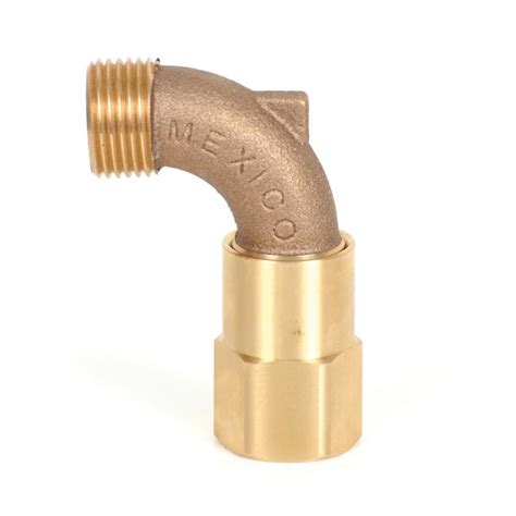 1" swivel hose Elbow,brass construction