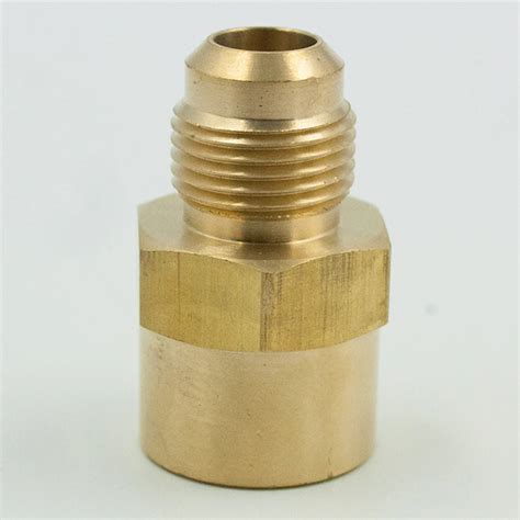 Legines Brass Flare Fitting Coupling 3 16 1 4 5 16 3 8 Tube Od X 1 8 1 4 3 8 1 2 Npt