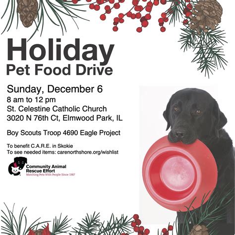 Holiday Pet Food Drive Eagle Project — Care™