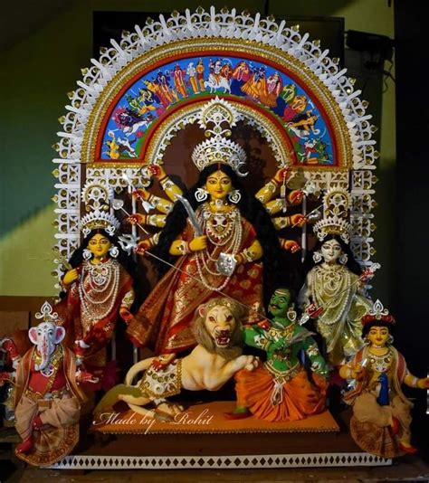 pin  prakhar anand  maa goddess artwork durga painting indian
