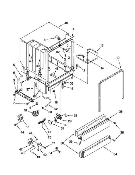 Kenmore Ultra Wash Schematic Kenmore Dishwasher Parts Diagra