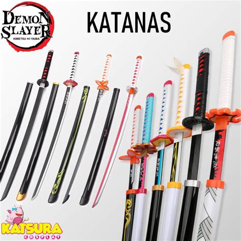 Katanas Demon Slayer Kimetsu No Yaiba Katsura Cosplay