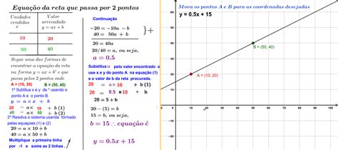 Determine A Equação Da Reta Que Passa Pelos Pontos