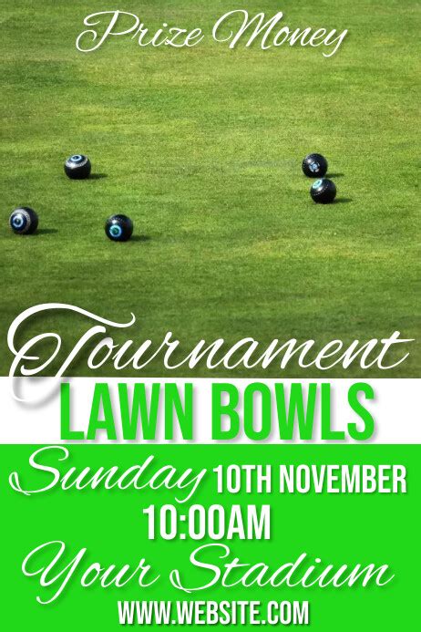 Copy Of Lawn Bowls Postermywall