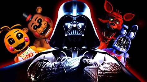 Star Wars And Fnaf Gmod Luke Skywalker Darth Vader In Freddy S