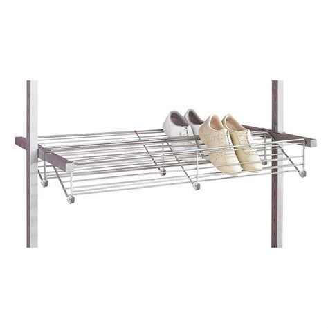 Aura Wardrobe Storage Steel Shoe Rack Homebase