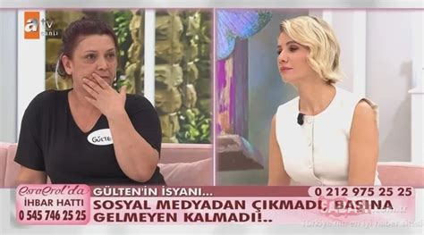 Esra Erol Canlı Yayınında Akılalmaz Olay Gülten Hanımın Esra Erolda