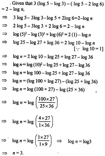 Ml Aggarwal Class Solutions For Icse Maths Chapter Logarithms Artofit