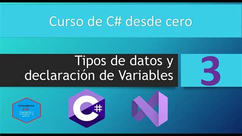 3 Curso C Tipos De Datos Y Declaración De Variables Youtube