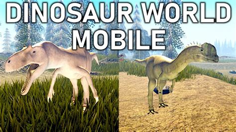 Dinosaur World Mobile Allosaurus And Dilophosaurus Gameplay Roblox