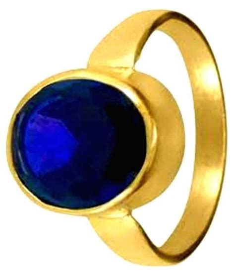 Blue Sapphire Neelam 7 25 Ratti Stone Ashthhdhatu Adjustable Ring For