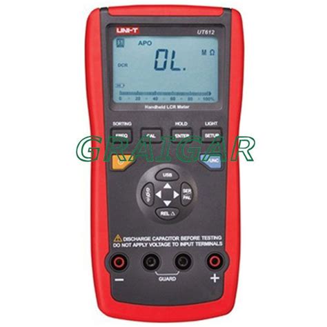 Uni T Ut Handheld Lcr Meter Inductance Capacitance L C R Dcr Q