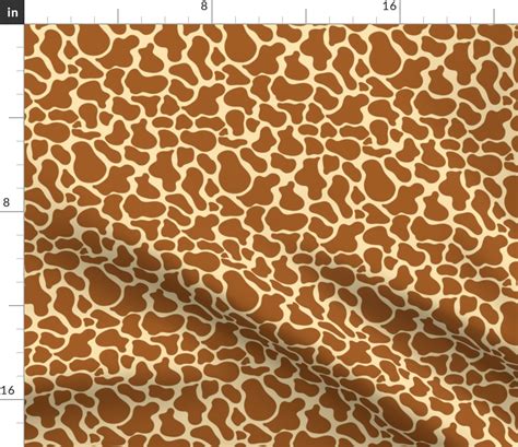 Trendy Giraffe Print Fabric | Spoonflower