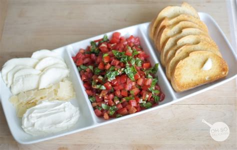 Easy Bruschetta Bar Oh So Delicioso