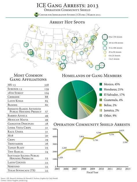 ICE Gang Arrests Fact Sheet