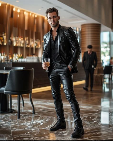 Pin By Lars Thomas On Mensuits In Leather Jacket Style Leather