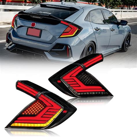 Amazon T T Abc Taillights For Honda Civic Hatchback Tail Lights